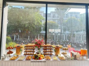 Chạm cảm xúc khách mời từ cái nhìn đầu tiên bằng bàn tiệc teabreak đẹp, tinh tế.